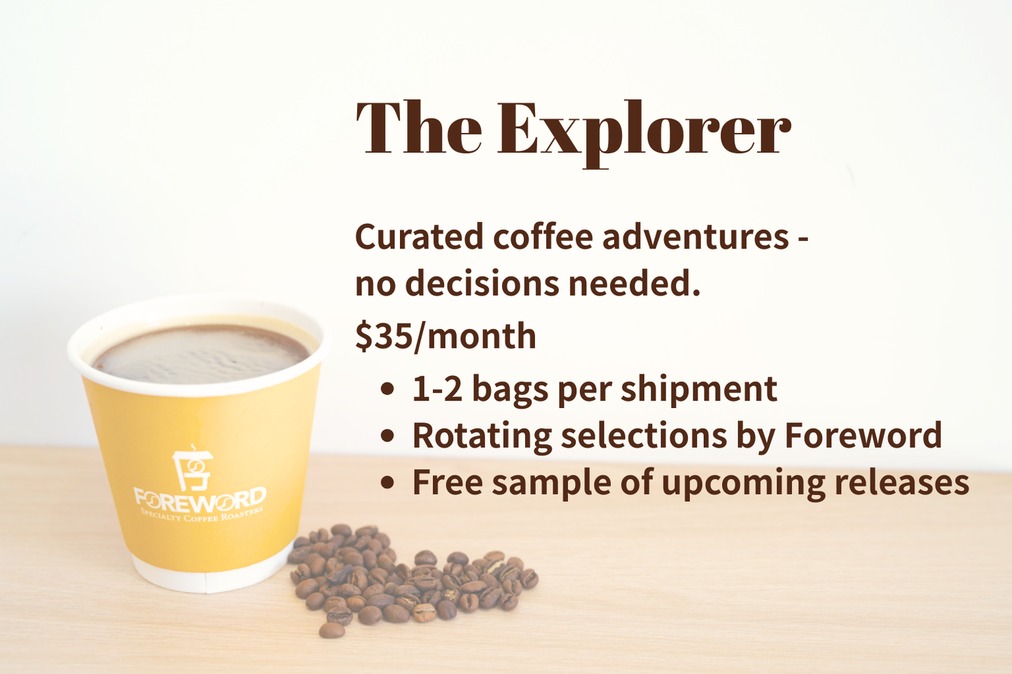 The Explorer Subscription