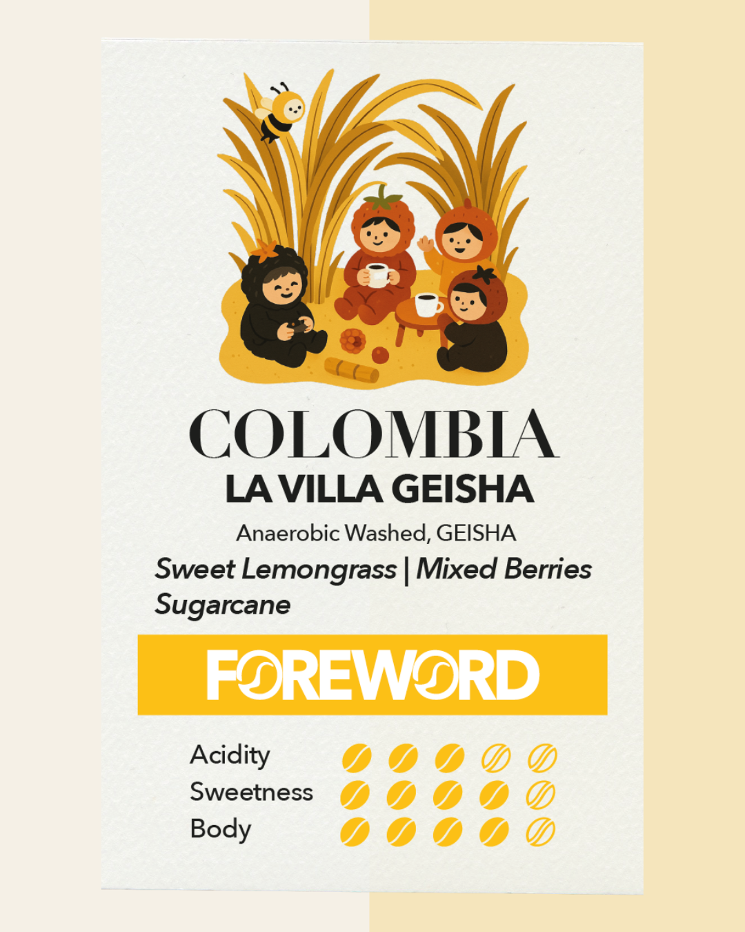 Colombia La Villa GEISHA – Anaerobic Washed