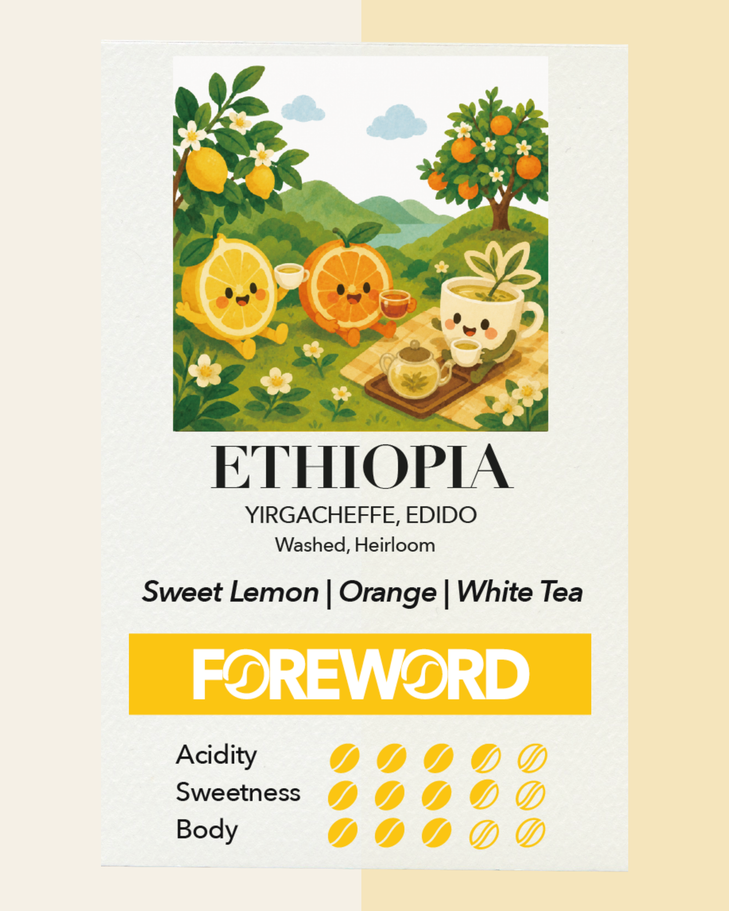 Ethiopia Edido Washed Yirgacheffe
