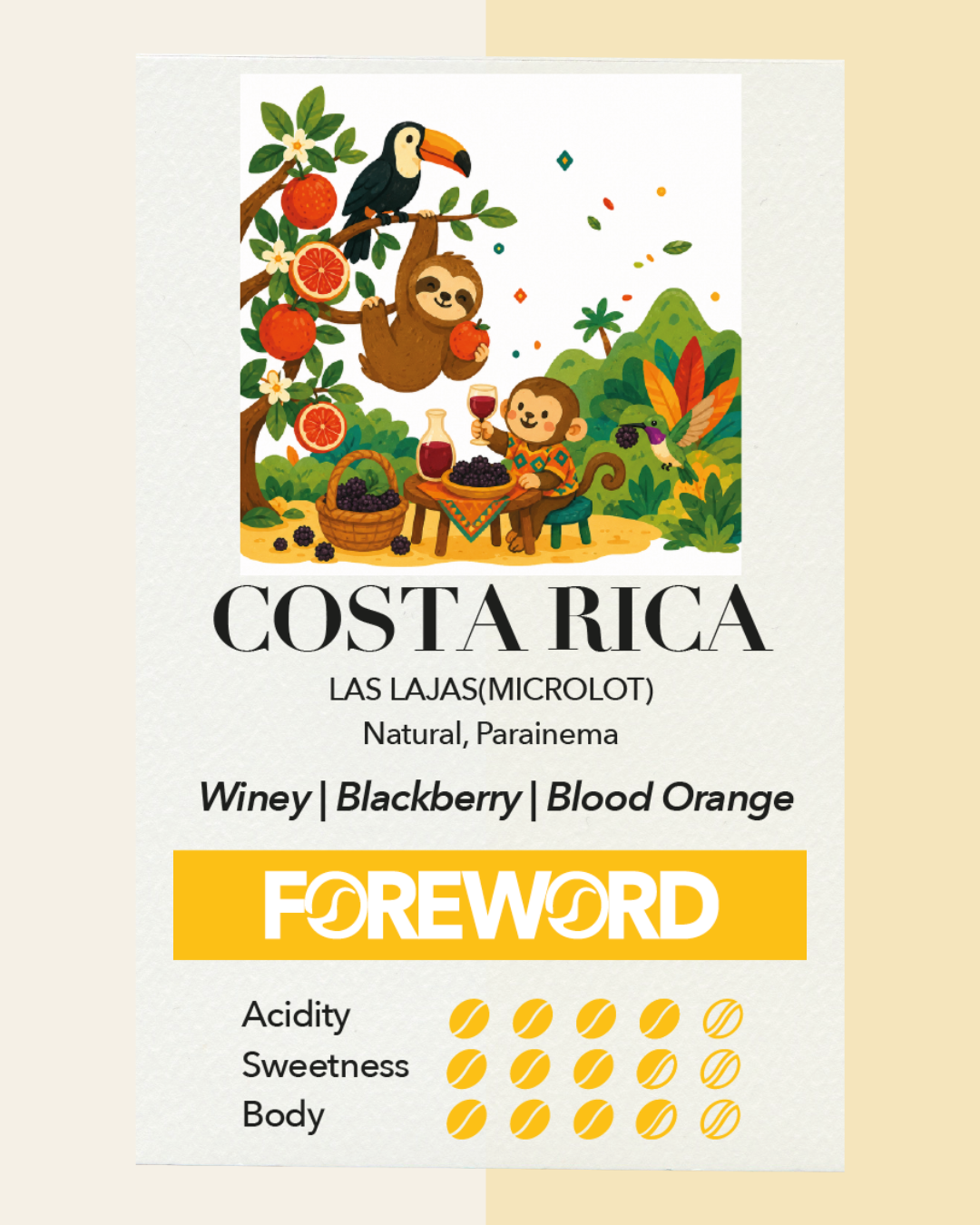 Costa Rica Alma Negra – Las Lajas Natural (Micro Lot)