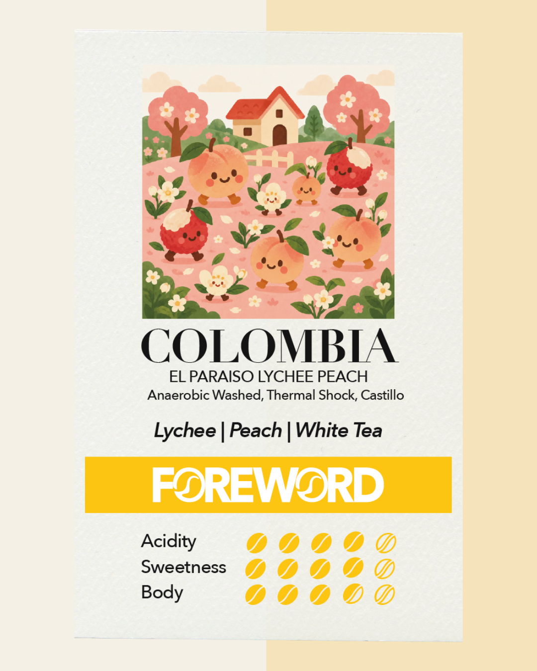 Colombia El Paraíso Lychee Peach