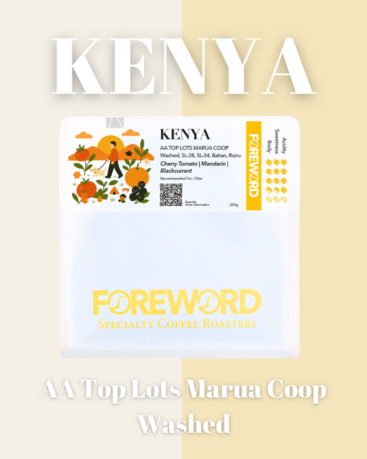 Kenya AA Top Lots Marua Coop – Washed