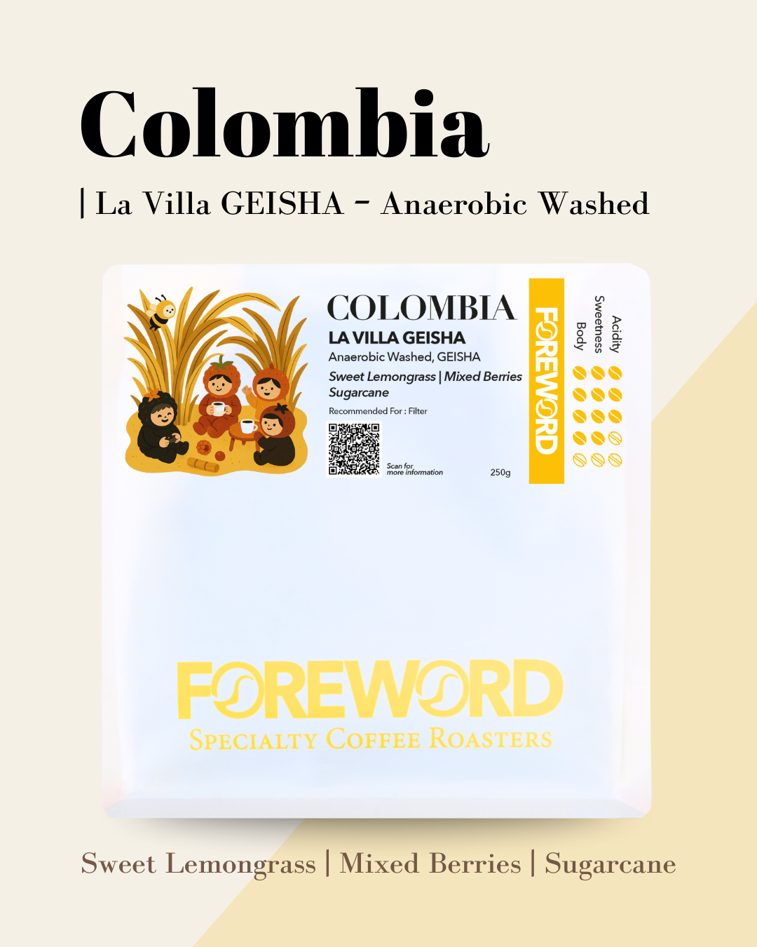 Colombia La Villa GEISHA – Anaerobic Washed