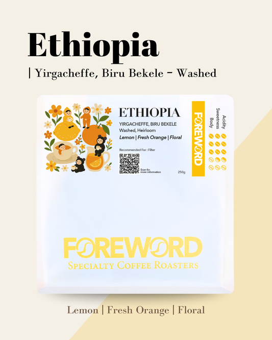 Ethiopia Yirgacheffe, Biru Bekele – Washed