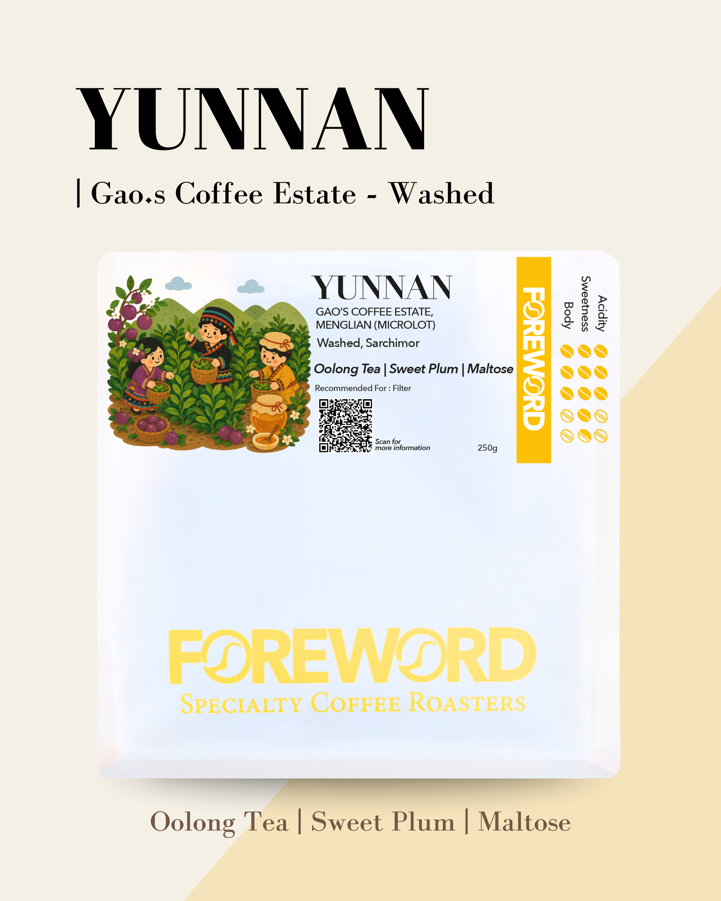 Yunnan Gao Washed Sarchimor(Micro Lot)