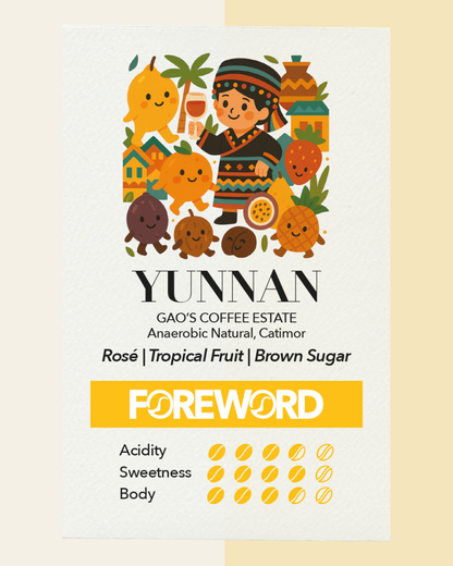 Yunnan Gao's Coffee Estate- Anaerobic Natural